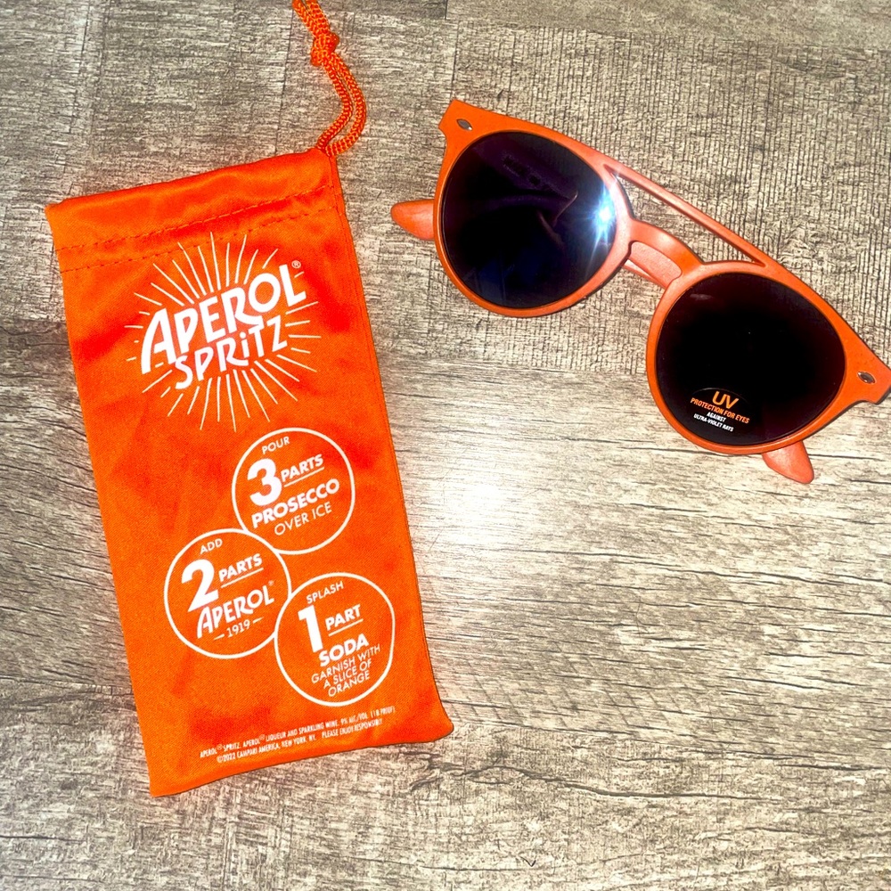 New Aperol Spritz Sunglasses